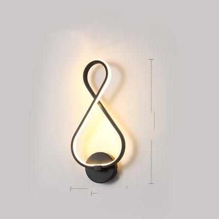 Minimalist bedroom bedside lamp