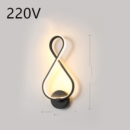 Minimalist bedroom bedside lamp