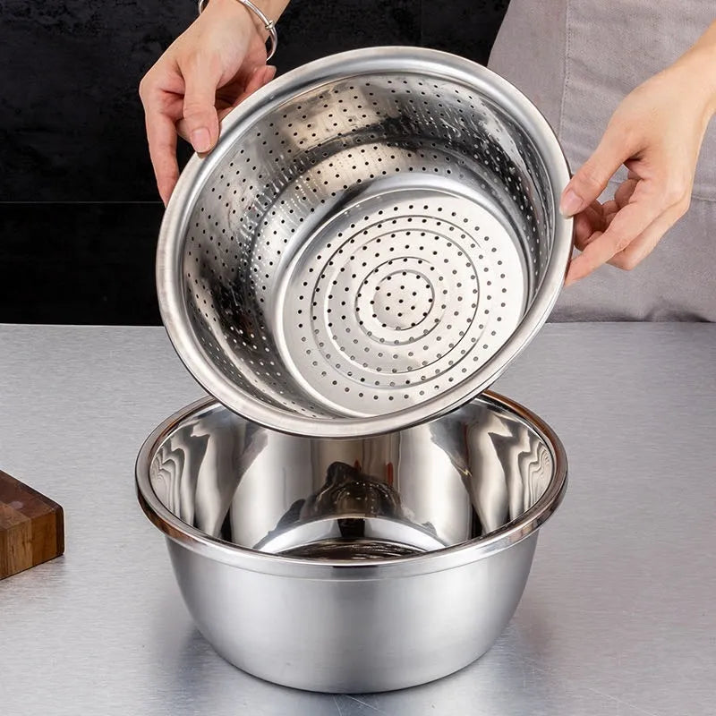 Stainless Steel Wash Rice Drain Basin
