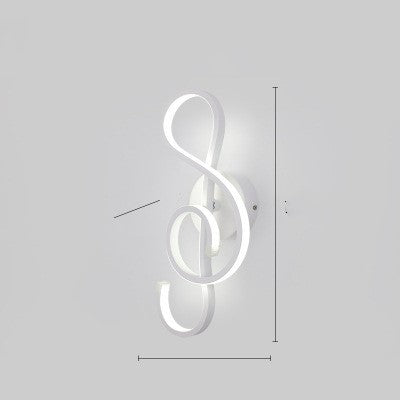 Minimalist bedroom bedside lamp