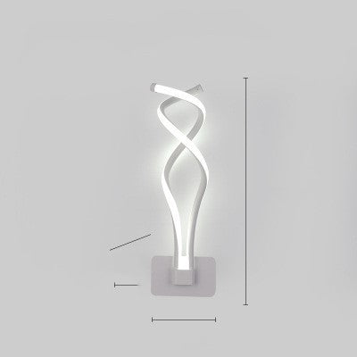 Minimalist bedroom bedside lamp