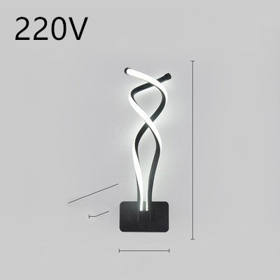 Minimalist bedroom bedside lamp