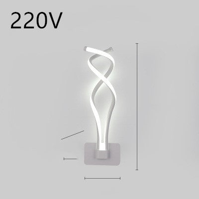 Minimalist bedroom bedside lamp