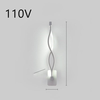 Minimalist bedroom bedside lamp