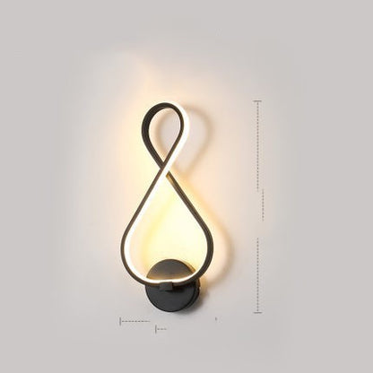 Minimalist bedroom bedside lamp