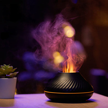 Newest RGB Flame Aroma Diffuser 130Ml