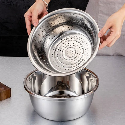 Stainless Steel  Wash Rice Drain Basin