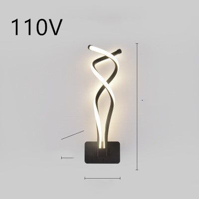 Minimalist bedroom bedside lamp