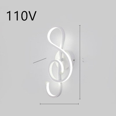 Minimalist bedroom bedside lamp
