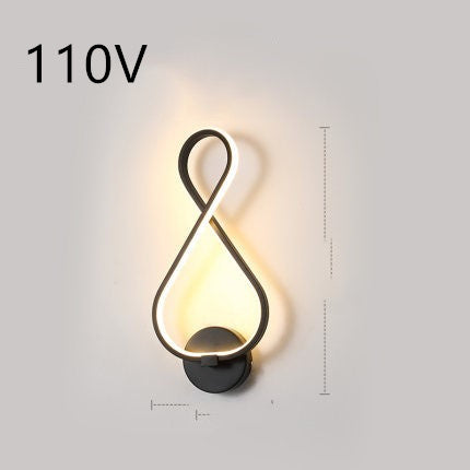 Minimalist bedroom bedside lamp
