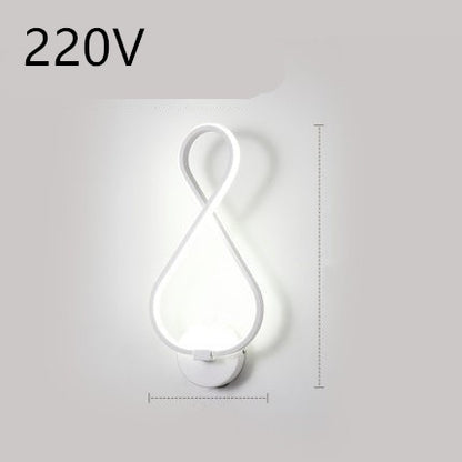 Minimalist bedroom bedside lamp