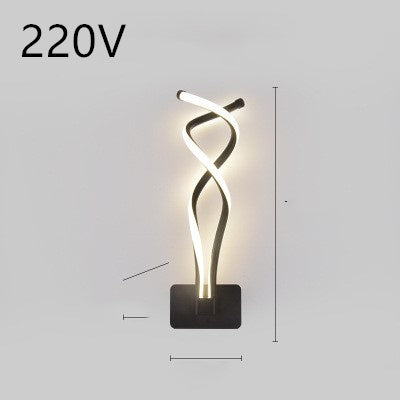 Minimalist bedroom bedside lamp