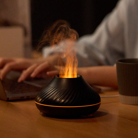 Newest RGB Flame Aroma Diffuser 130Ml