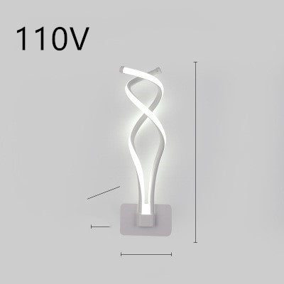 Minimalist bedroom bedside lamp