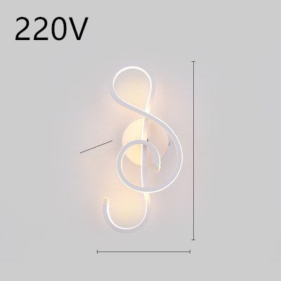 Minimalist bedroom bedside lamp