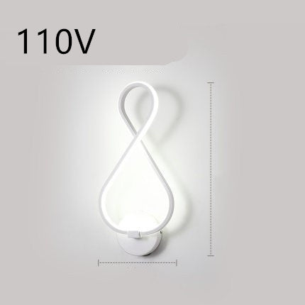 Minimalist bedroom bedside lamp
