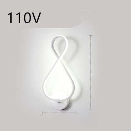 Minimalist bedroom bedside lamp